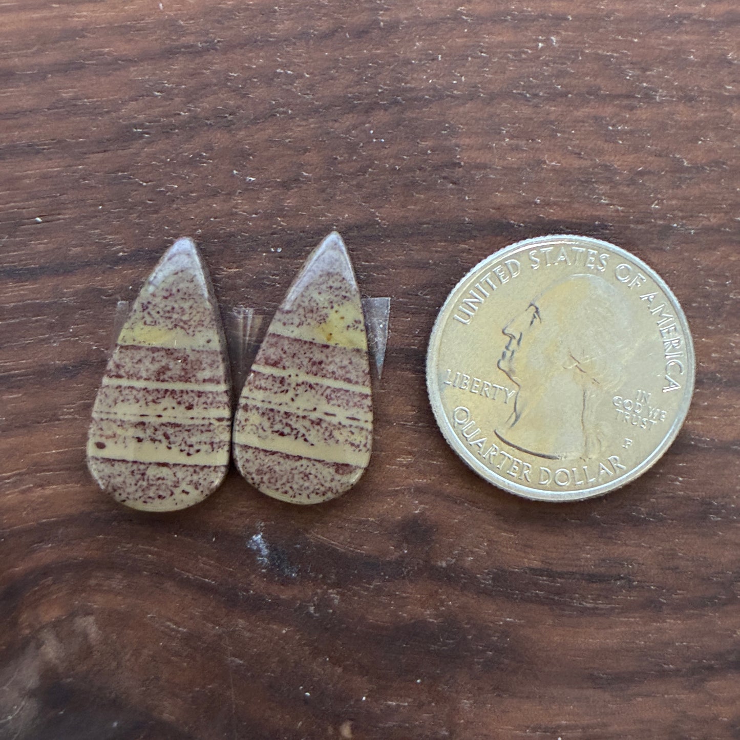Australian Imperial Jasper - Cabochon Pair - Oval - Teardrop - Round
