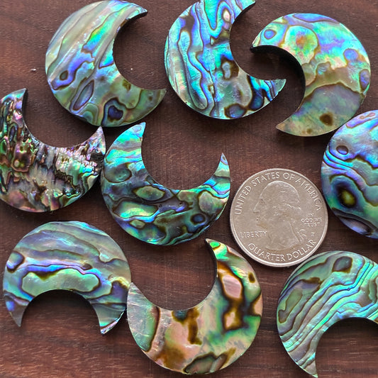 Abalone - Cabochon - Moon