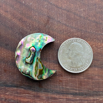 Abalone - Cabochon - Moon