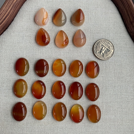 Carnelian Cabochon - small oval