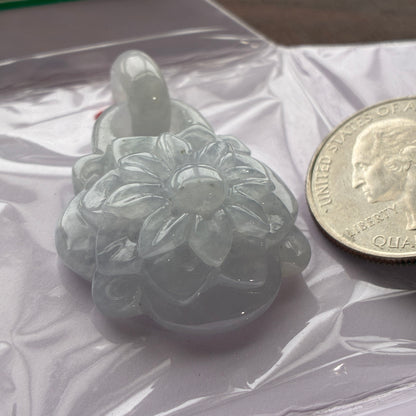 Natural Burmese Jadeite Pendant
