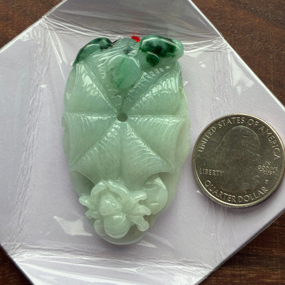 Natural Burmese Jadeite Pendant