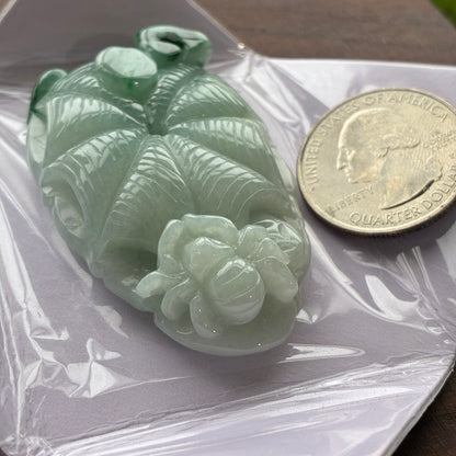 Natural Burmese Jadeite Pendant