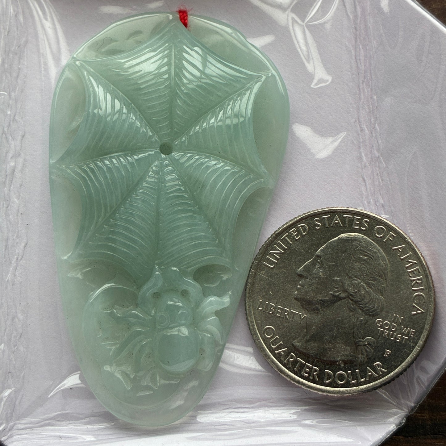 Natural Burmese Jadeite Pendant