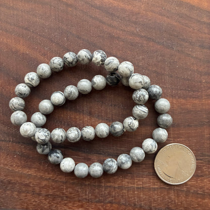 Picasso Jasper 8.5mm Bead Bracelet