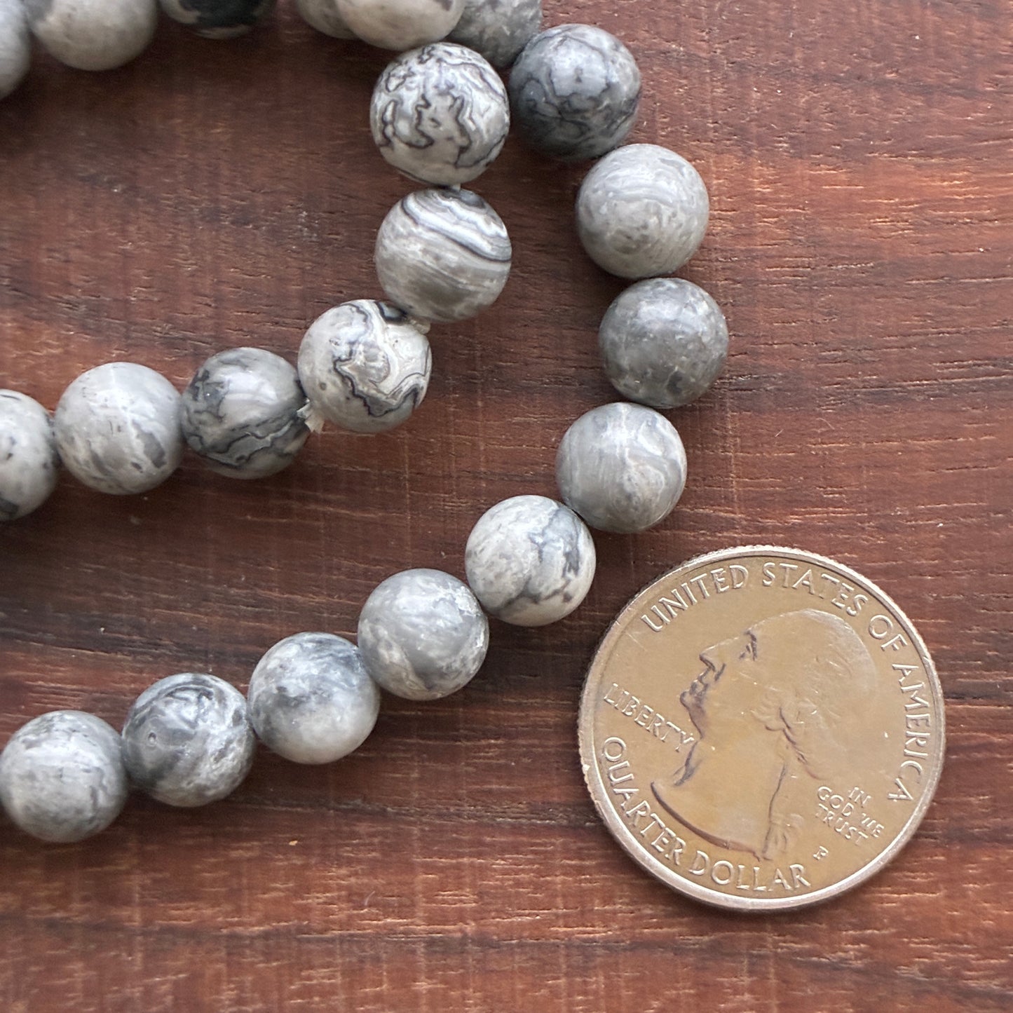 Picasso Jasper 8.5mm Bead Bracelet