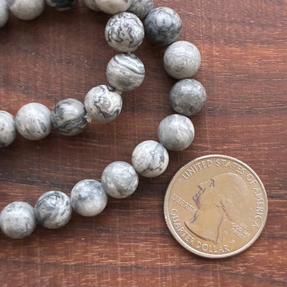 Picasso Jasper 8.5mm Bead Bracelet