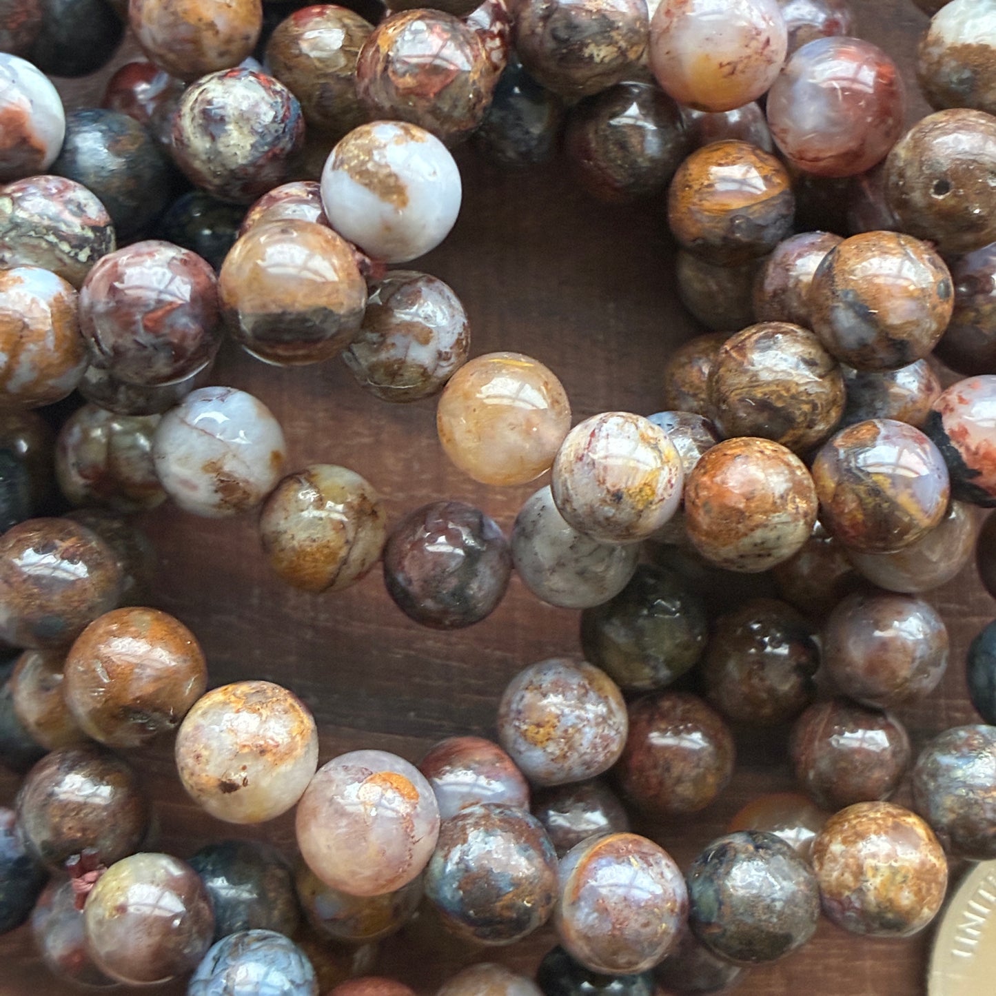 Pietersite 8mm Bead Bracelet
