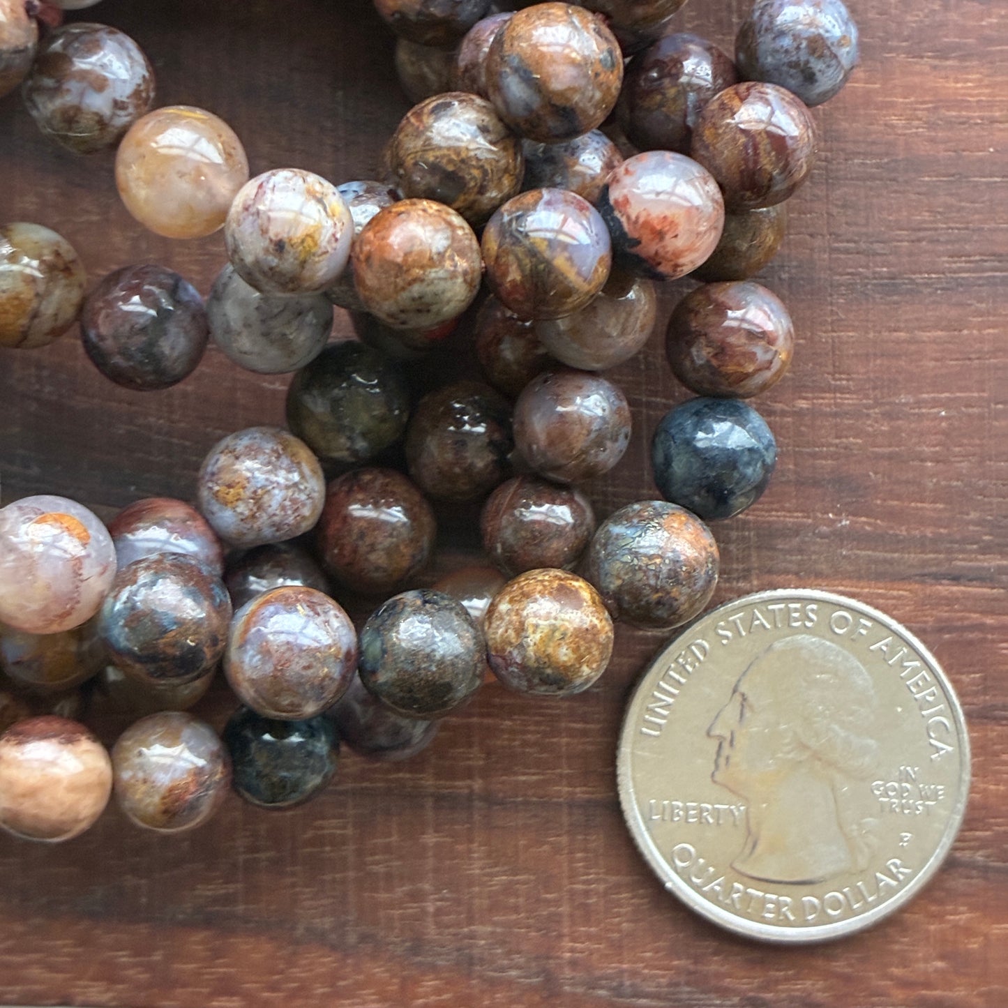 Pietersite 8mm Bead Bracelet