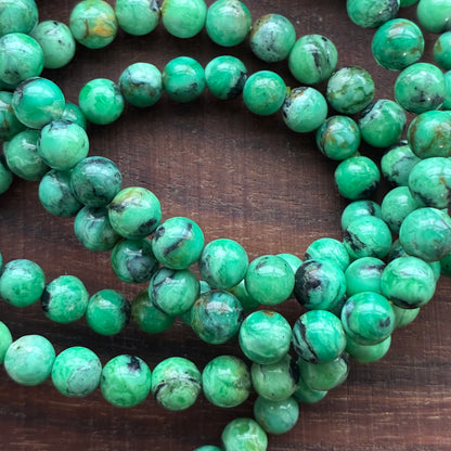 Variscite 6mm Bead Bracelet