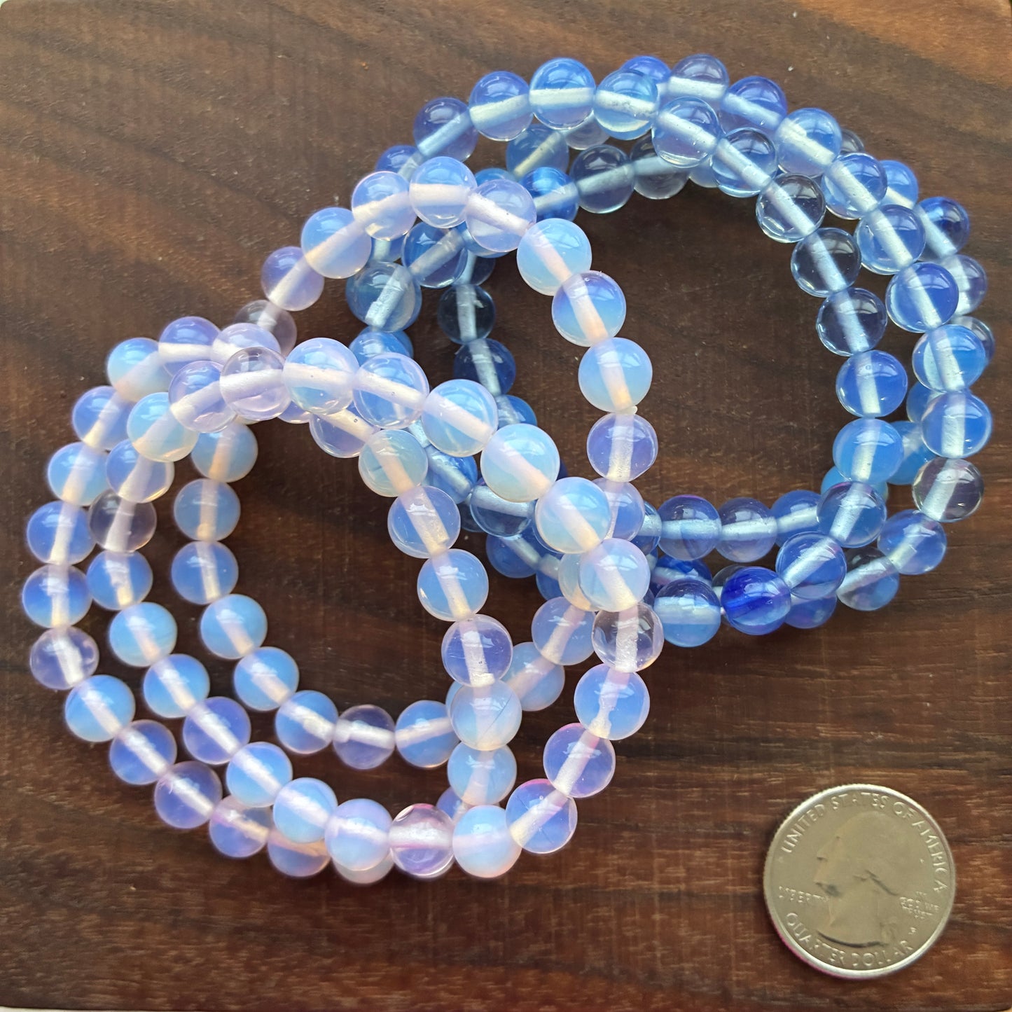 Opalite 7-8mm Bead Bracelet