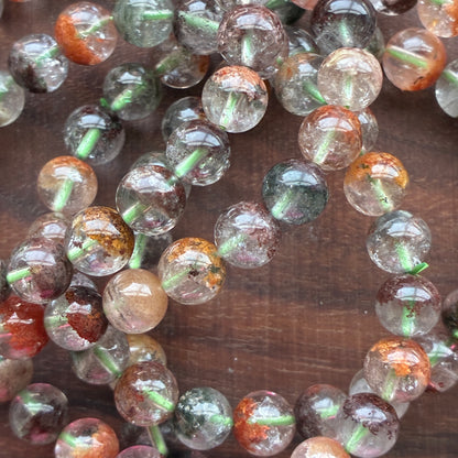 Garden Quartz 9mm Bead Bracelet