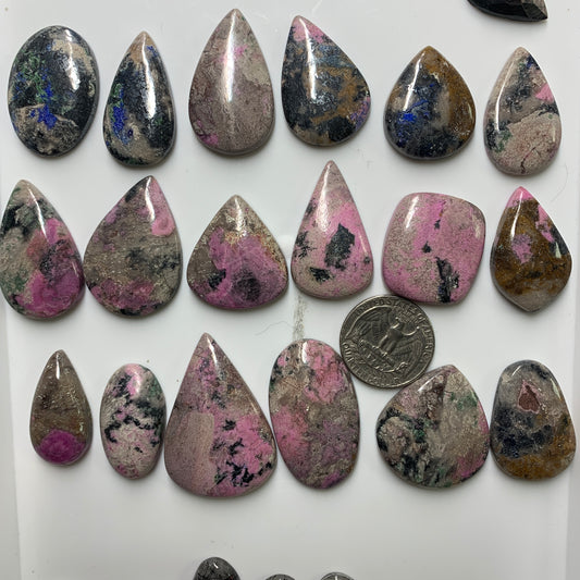 Cobalt Calcite Cabochon
