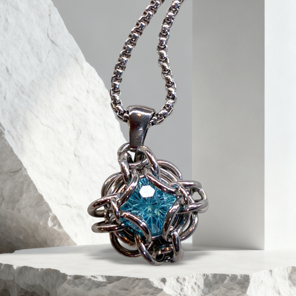Stainless Steel Chainmail Pendant