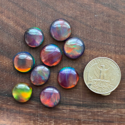 Aurora Opal Doublet Cabochon