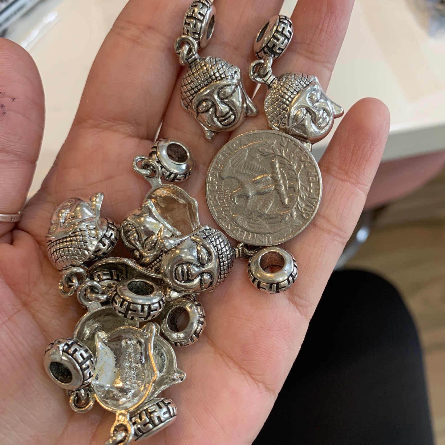 IN STOCK - Copper Charm / Bead - Lion Head - Leopard - Dream Catcher - Hamsa Head - Buddha Head - Skull