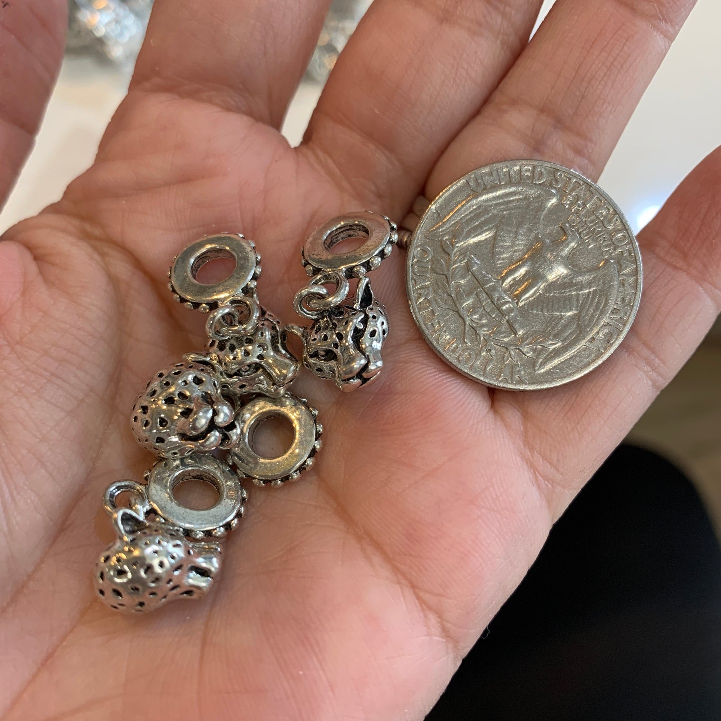 IN STOCK - Copper Charm / Bead - Lion Head - Leopard - Dream Catcher - Hamsa Head - Buddha Head - Skull