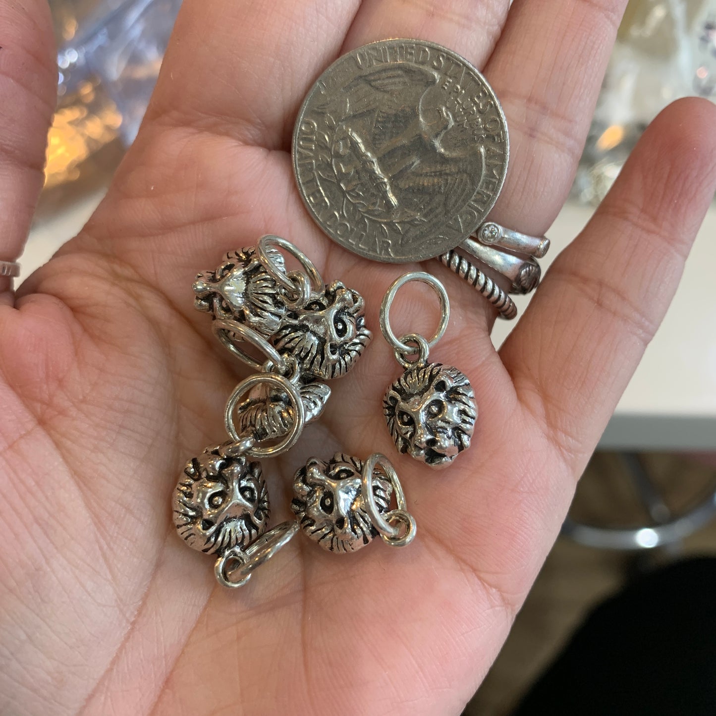 IN STOCK - Copper Charm / Bead - Lion Head - Leopard - Dream Catcher - Hamsa Head - Buddha Head - Skull