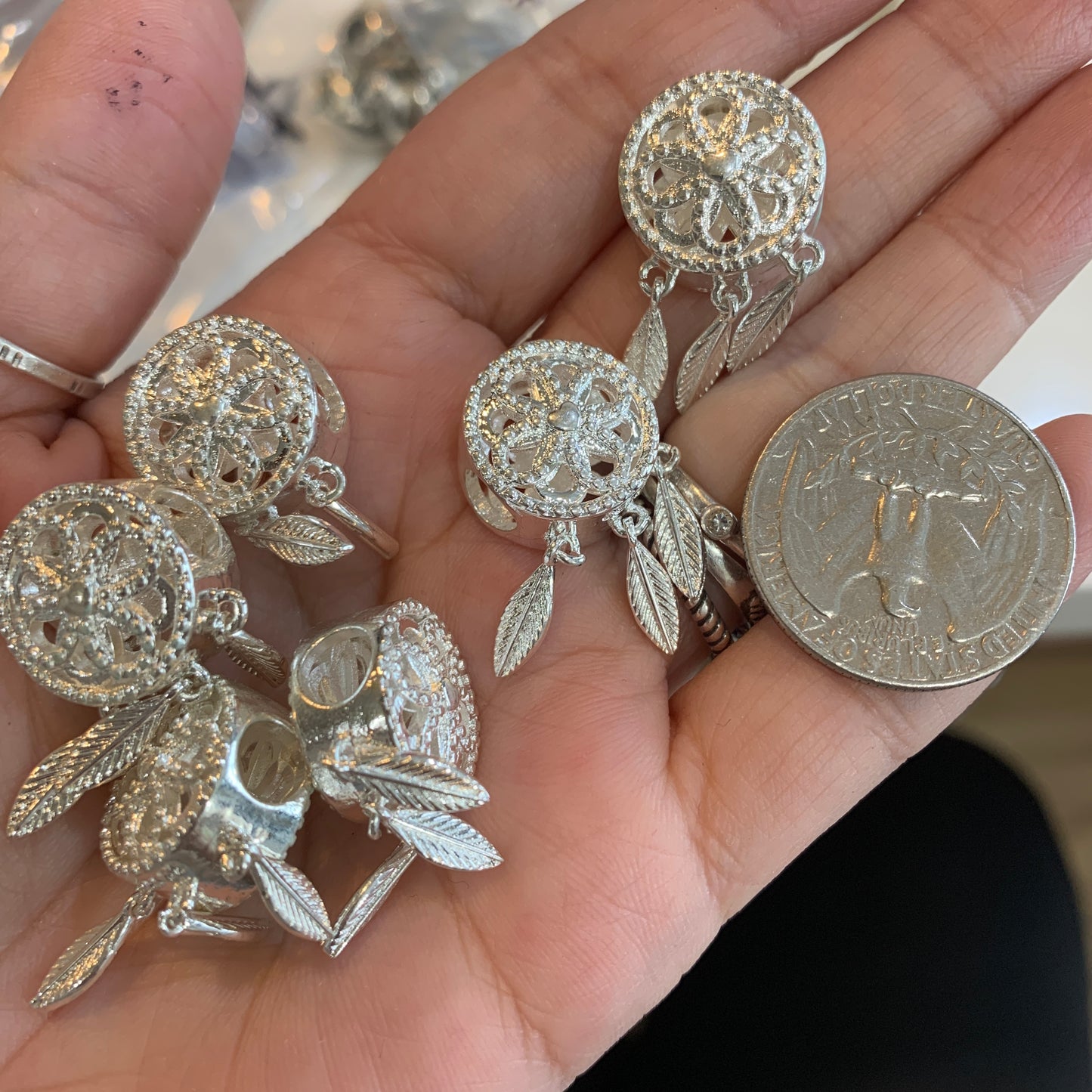 IN STOCK - Copper Charm / Bead - Lion Head - Leopard - Dream Catcher - Hamsa Head - Buddha Head - Skull