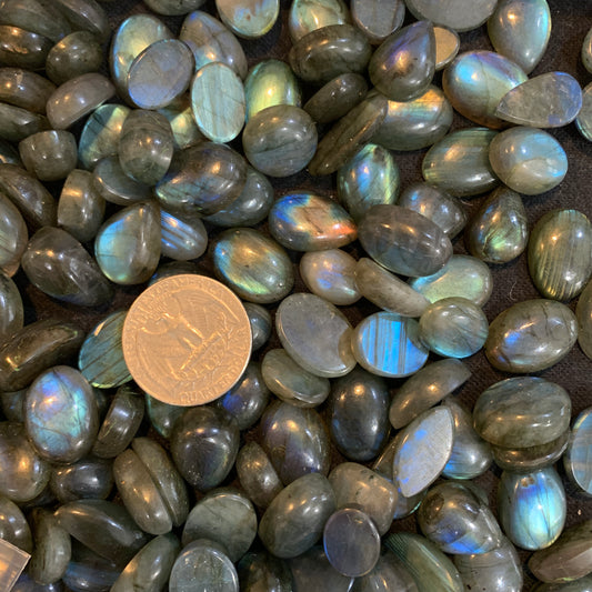 Labradorite Cabochon - Small - Oval - Teardrop