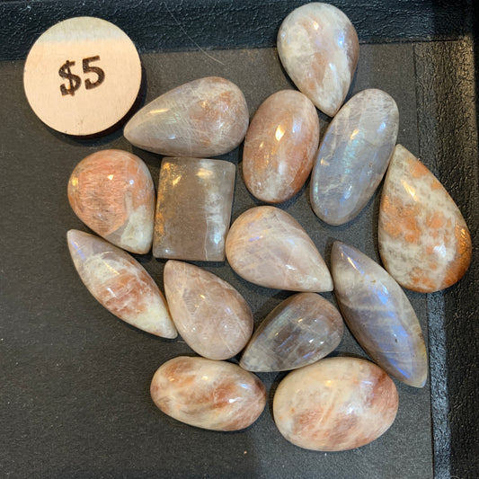 Belomorite Cabochon -  Oval - Teardrop - Rectangle