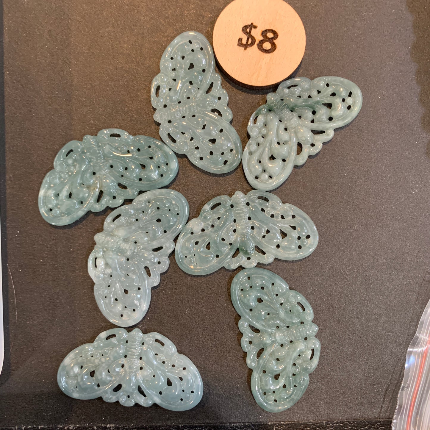 IN STOCK - Jade - Bead - Carving - Kitty - Fish - Fox