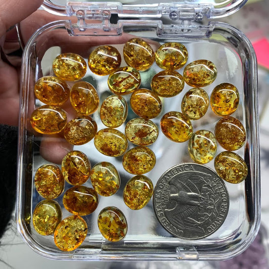 Amber Oval Cabochon