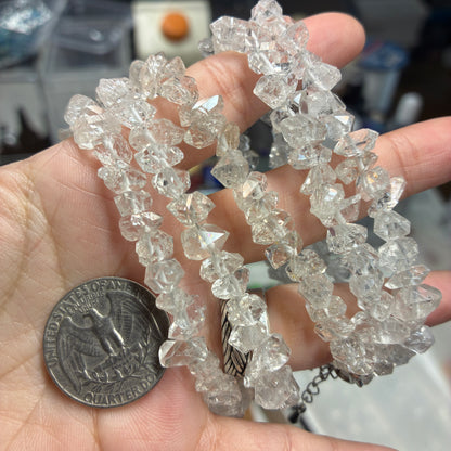 Diamond Quartz (herkimer) Bracelet