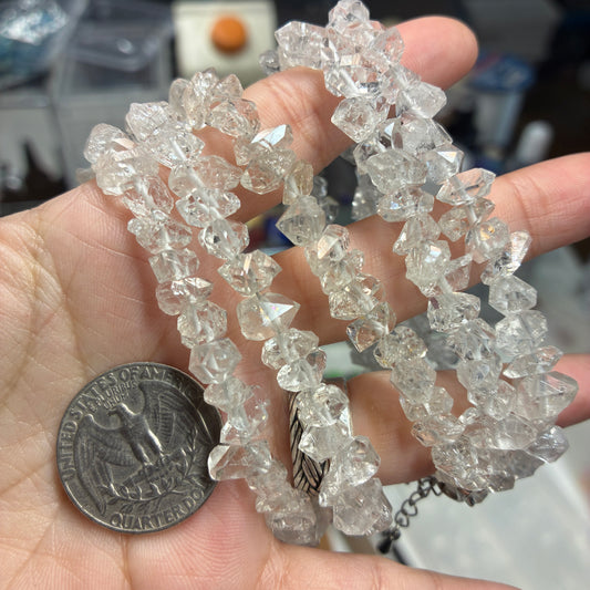 Diamond Quartz (herkimer) Bracelet