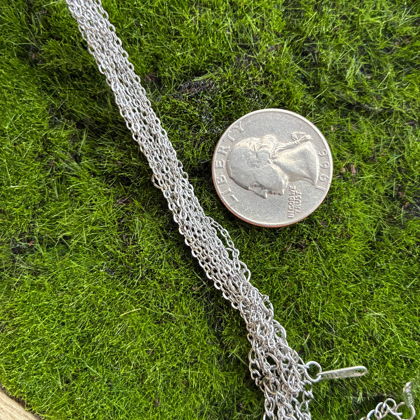 1mm Stainless Steel Chain - 16" + 2.5"
