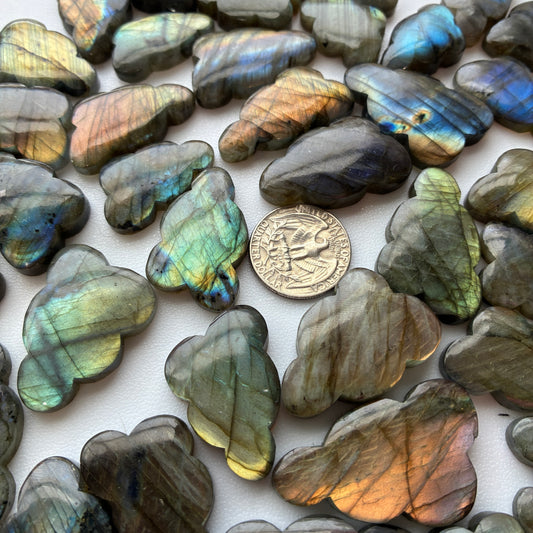 Labradorite Cloud Shape Cabochon