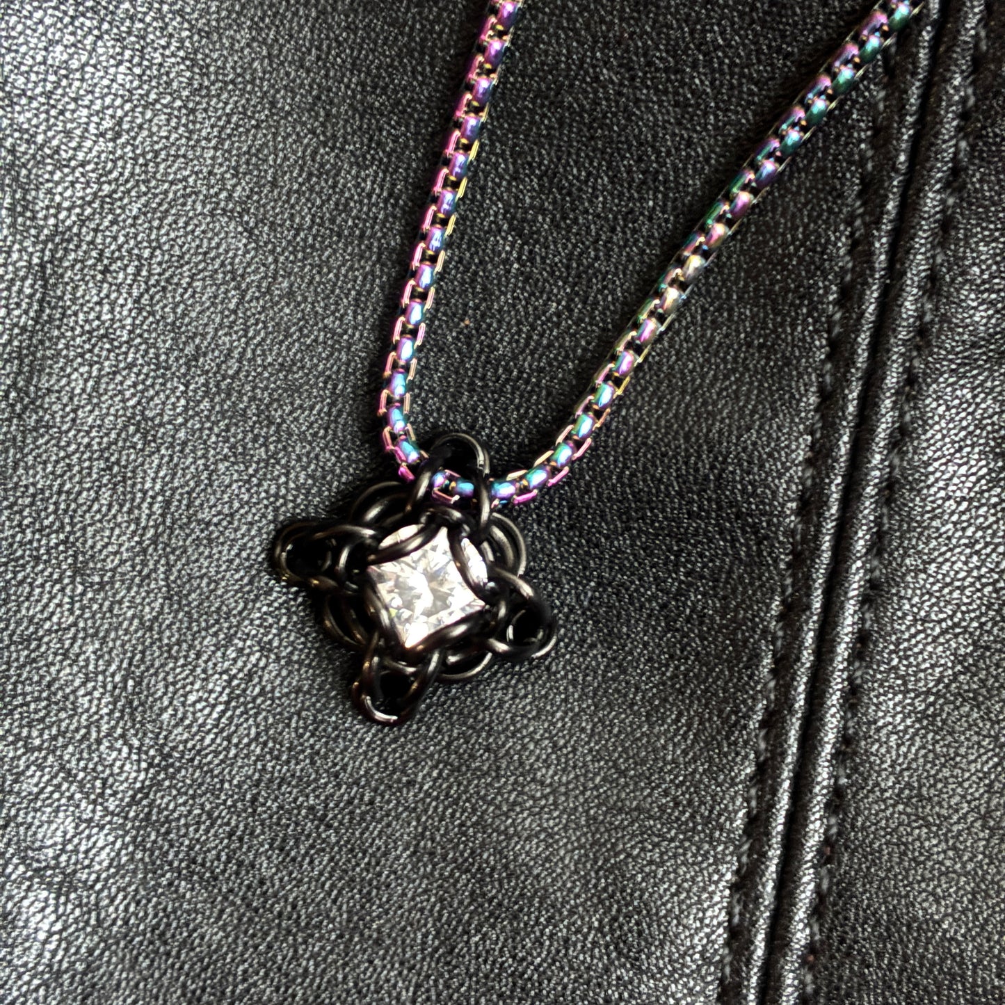 Stainless Steel Chainmail Pendant