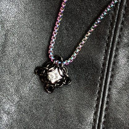 Stainless Steel Chainmail Pendant