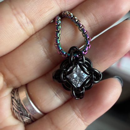 Stainless Steel Chainmail Pendant