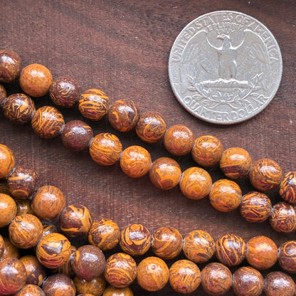 6mm Miriam Jasper Round Bead Strand