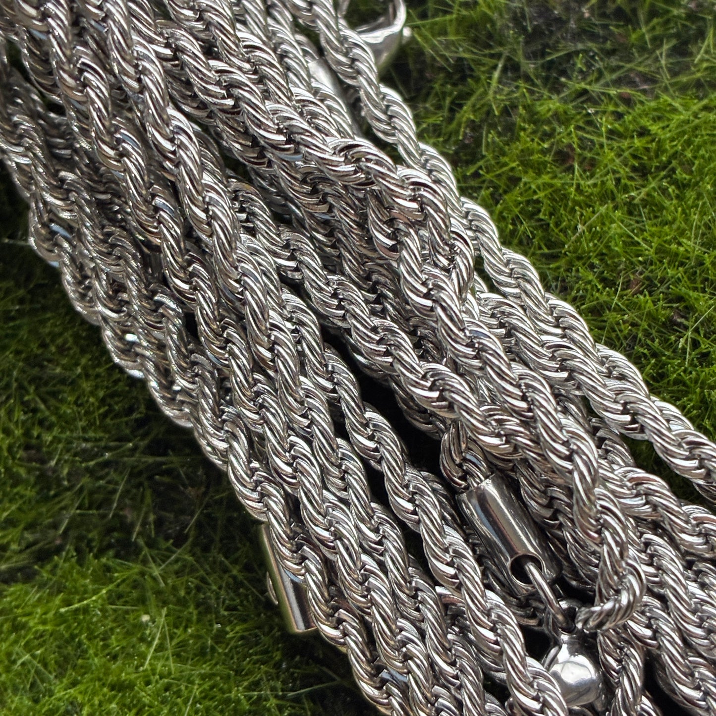 3mm Stainless Steel Rope Chain (23")