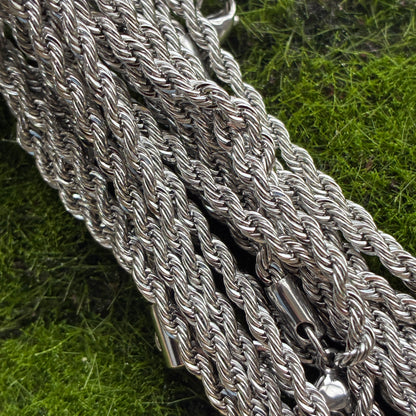 3mm Stainless Steel Rope Chain (23")