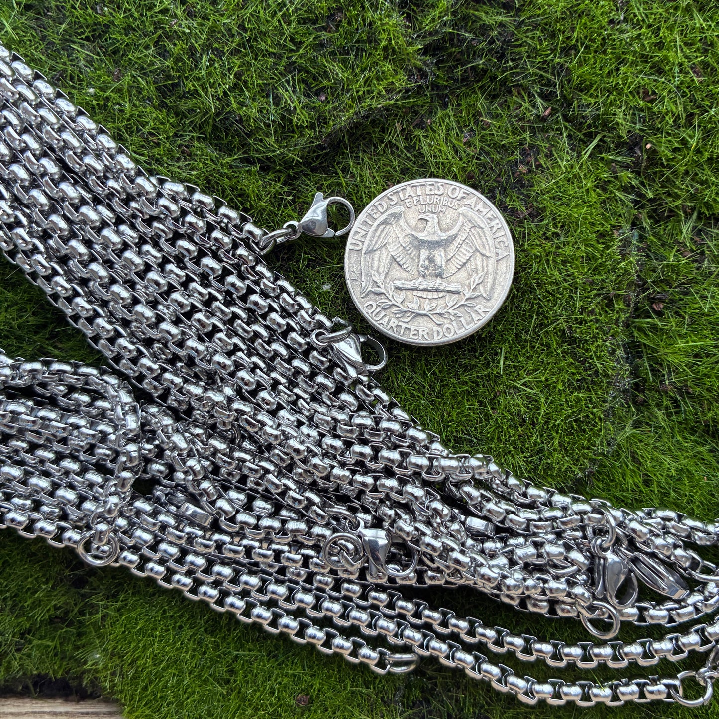 4mm 20" Stainless Steel Chain