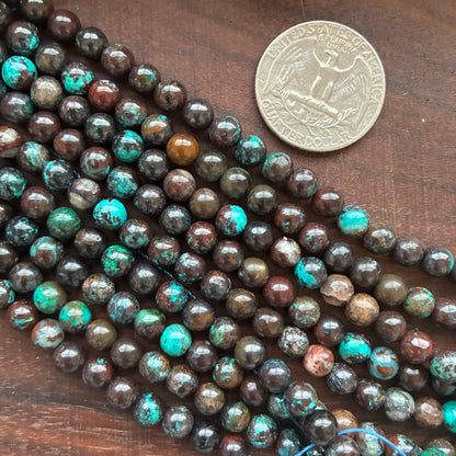 6mm Chrysocolla Round Bead Strand