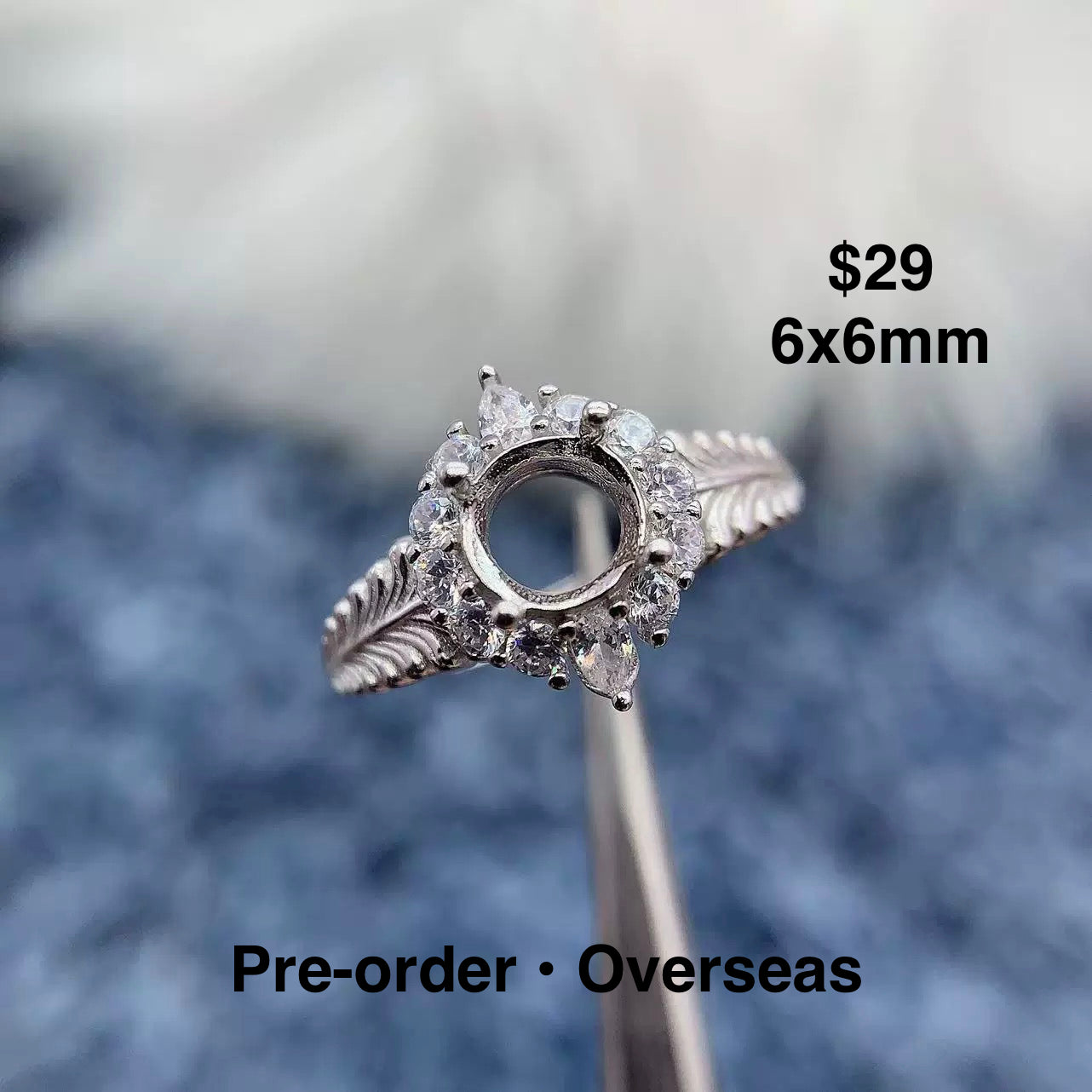 OVERSEAS ORDER - 925 Silver Setting