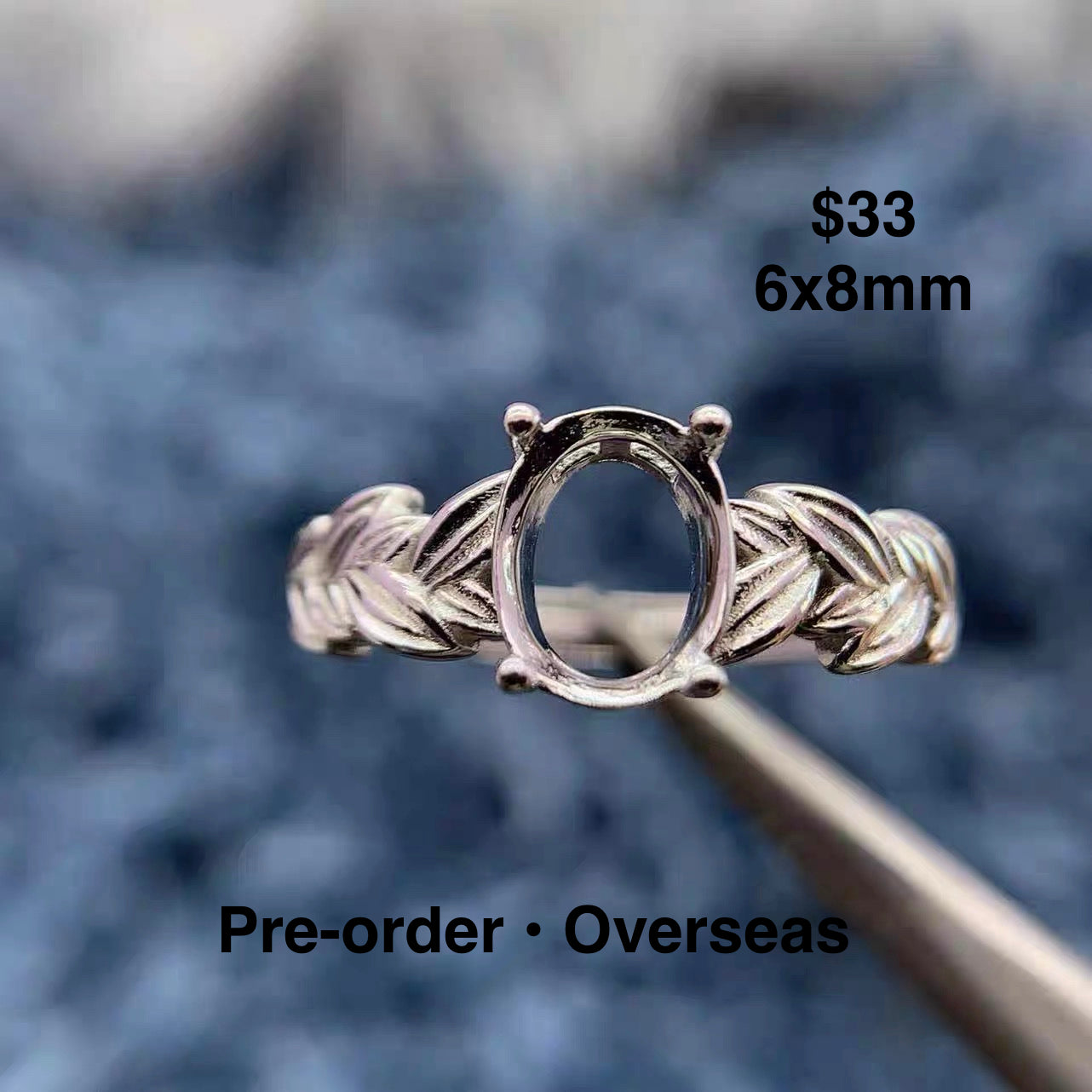OVERSEAS ORDER - 925 Silver Setting