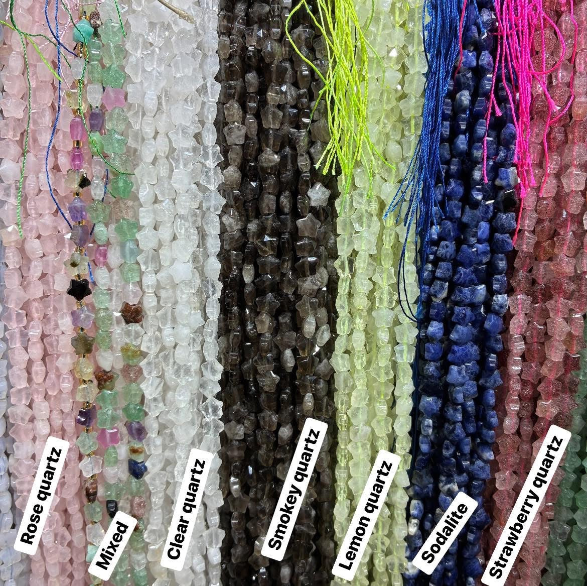 OVERSEAS ORDER - Star Shape Bead Strand