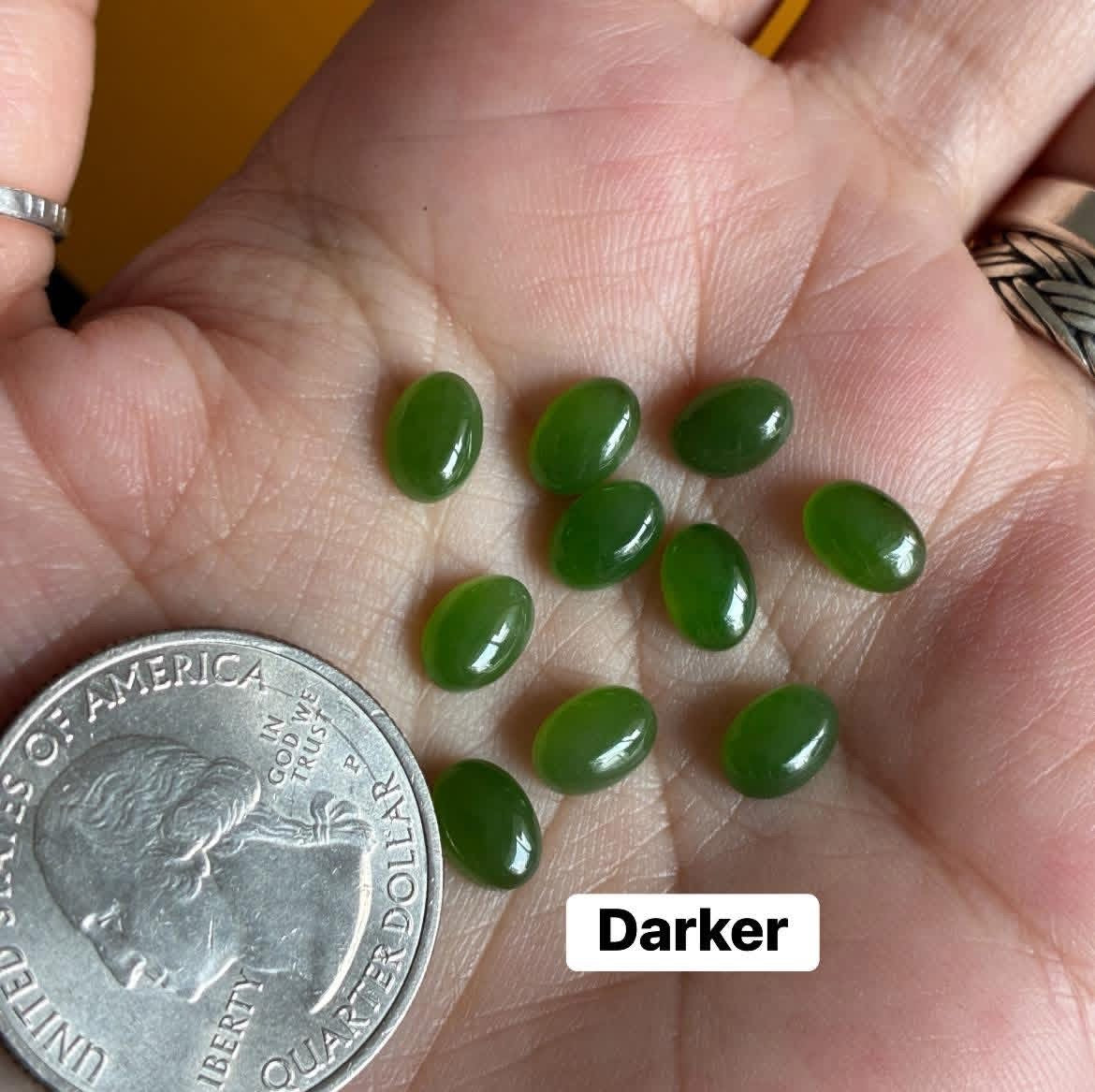 OVERSEAS ORDER - Jadeite 5x7mm Oval Cabochon