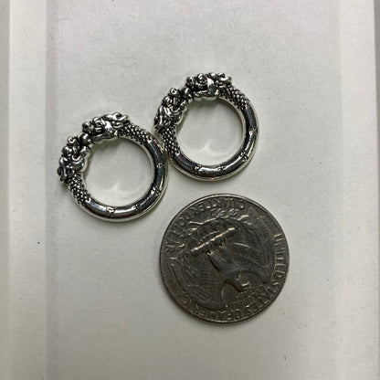 Tibetan Silver Charm / Bead (TS054)