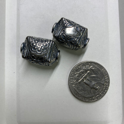 Tibetan Silver Charm / Bead (TS063)