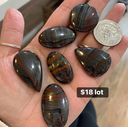 Iron Tiger Cabochon Lot $18