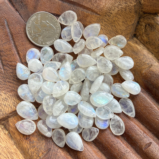 Moonstone teardrop Briolette by piece 