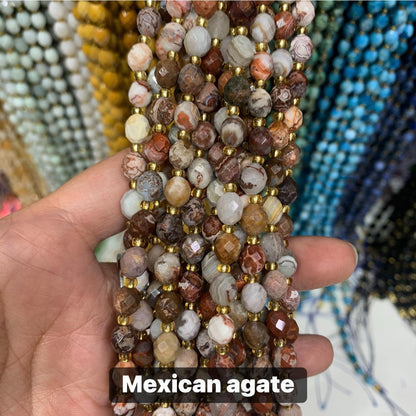 PRE-ORDER - WAREHOUSE - FACETED OVAL - BEAD STRAND