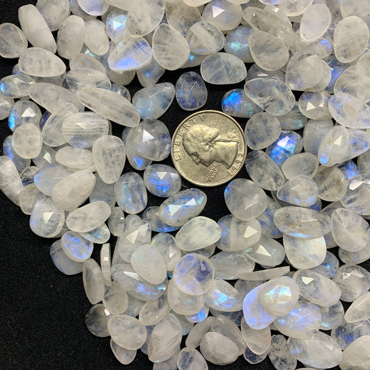 Moonstone rosecut flatback