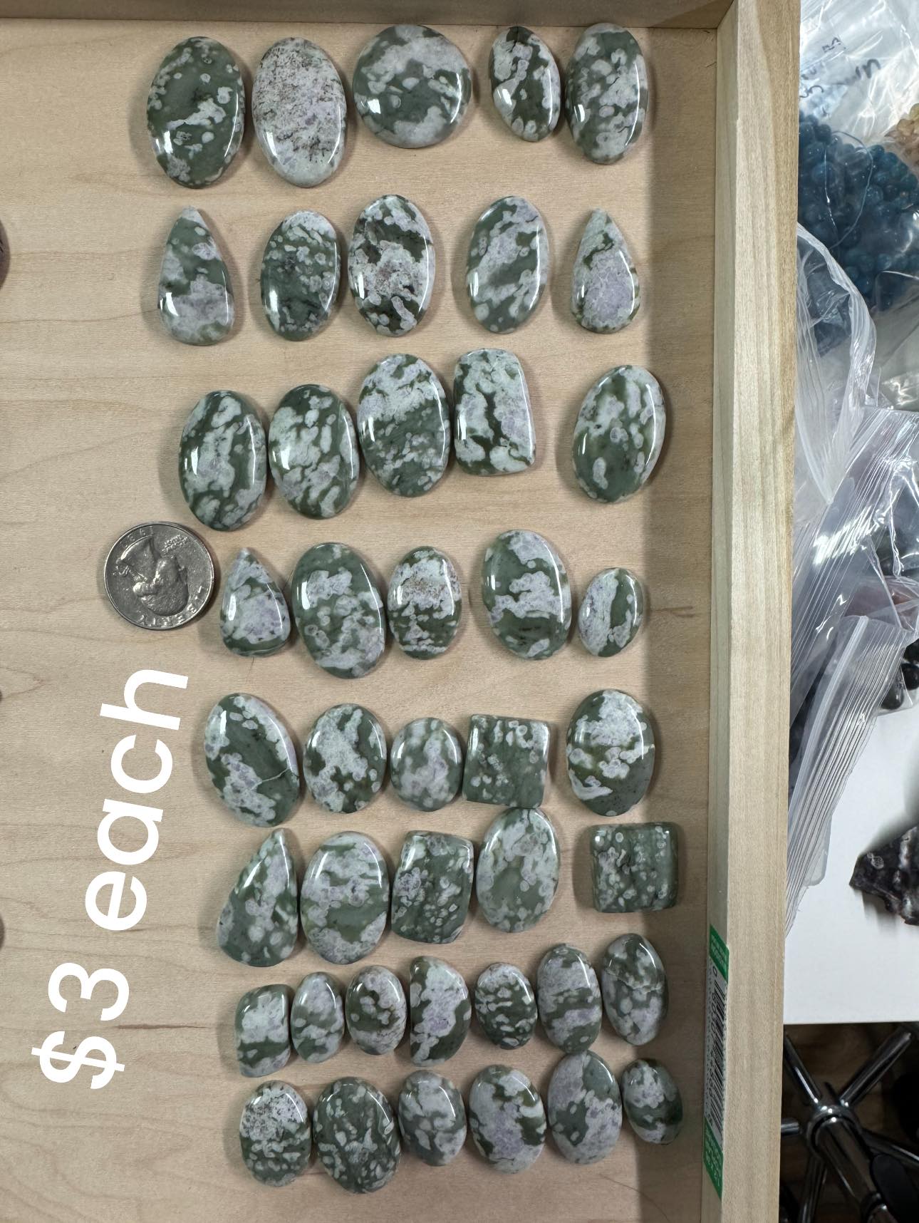 Peace Jade Cabochon - Sale - $3